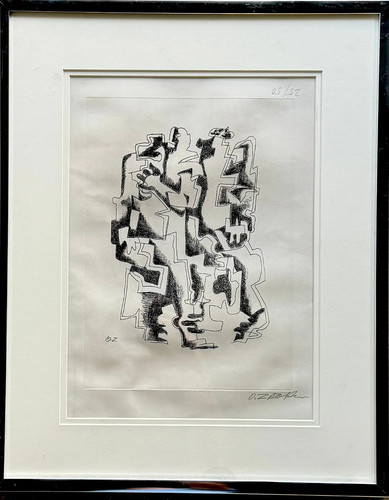 Abstract etching ossip - abstract,