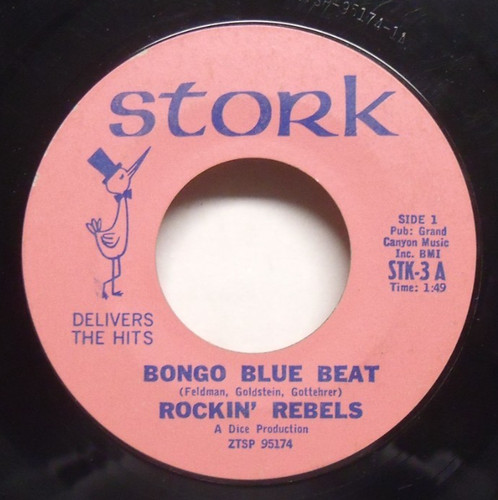 Rockin rebels bongo blue - -,