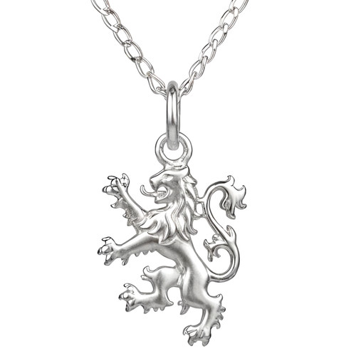 Sterling silver lion rampant - sterling,