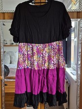 Roman Pink Colour Block Print