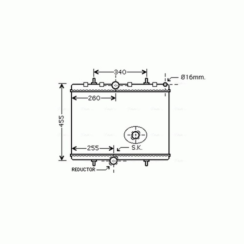 Radiator for fiat scudo 270 - for,