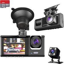 3 Channel Dash Cam Front Rear