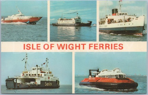 Isle wight vtg postcard - vtg,