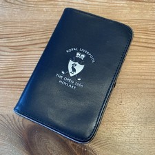 The Open 2006 Golf Scorecard Holder-Royal Liverpool/Hoylake- Navy Blue