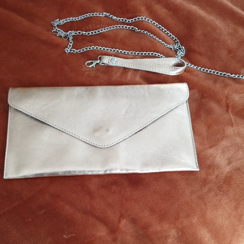 Real leather envelope - ,