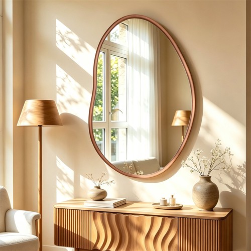 Asymmetrical pebble shaped - asymmetrical,