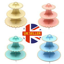 NEW 3 Tier Cupcake Stand Muffin Holder Cardboard Cake Rack Princess Tea Party