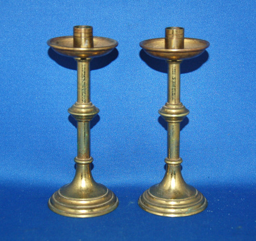 Pair 5 inch brass - a,