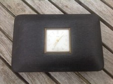 Vintage German Car  Travelling  Kienzle jewellery box  with Alarm clock