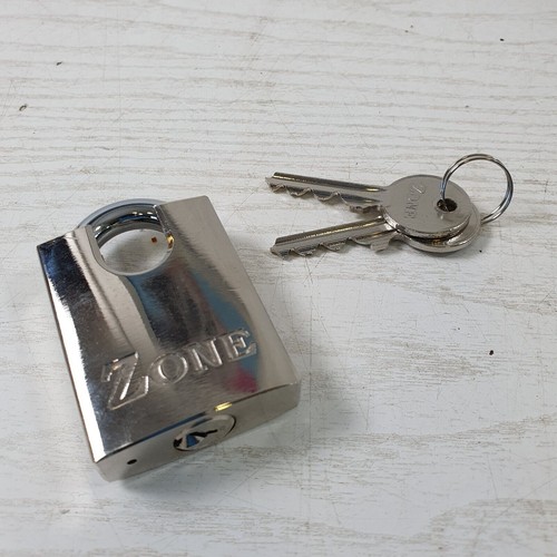 Zone 40mm brass - brass, shackle