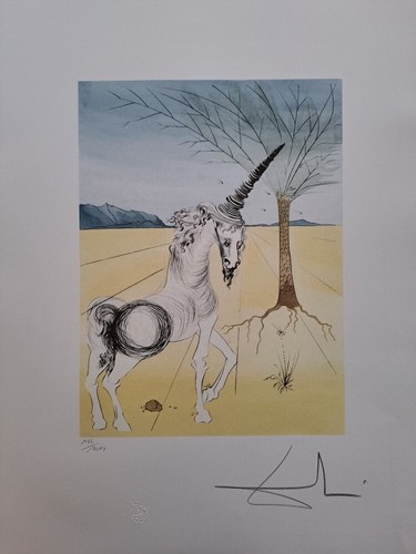 Salvador dali signed - salvador,