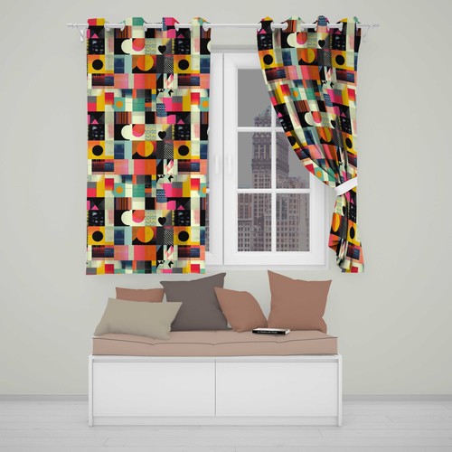 Blackout eyelet curtains - blackout,