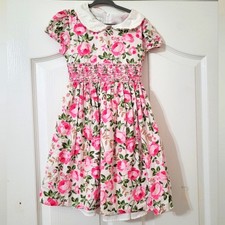 Bonnie Jean Smocked Floral