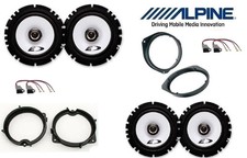 Alpine SXE-1725S 17cm 4 Car Speakers Kit 220W for Fiat Grande Punto Abarth