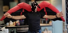 Halloween Huge Inflatable Devil Wings New Fancy Dress With Power Pack - C24