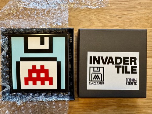 Invader tile floppy disk - invader,