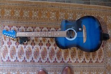 Lindo Acoustic Blue Guitar