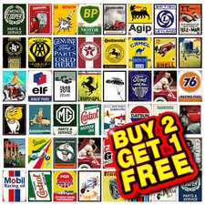 Metal Tin Sign Plaque Garage