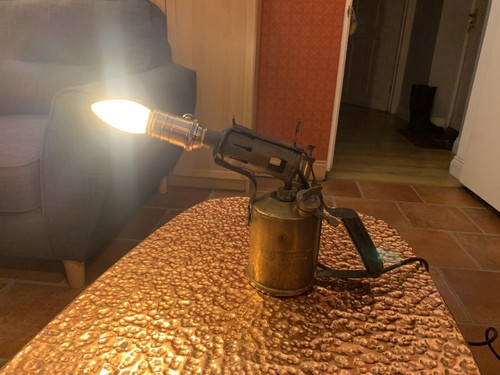 Brass blow torch - brass, lamp
