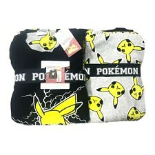 Pikachu Pokémon Kids/boys Winter Fleece  Novelty Top &Pyjama set Pjs Primark New