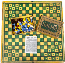Halma vintage board game c