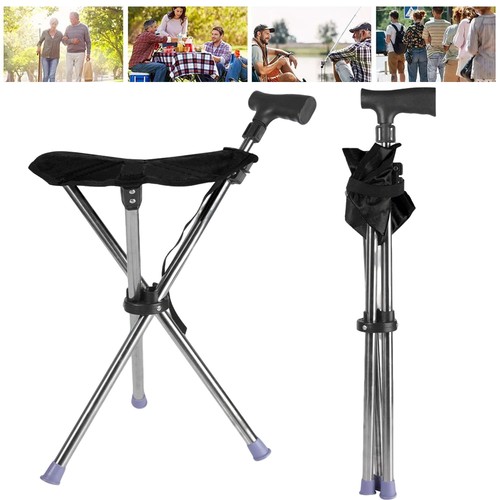 Folding walking stick - folding,