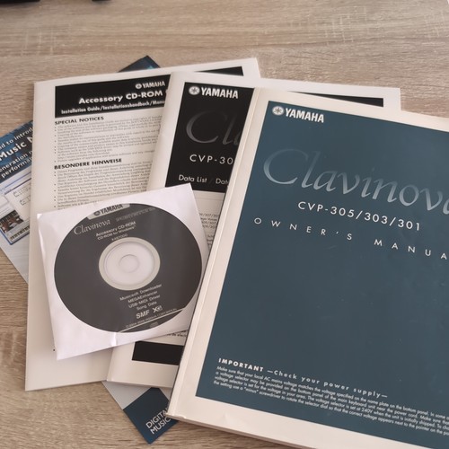 Yamaha clavinova cvp 305 303 - 305,