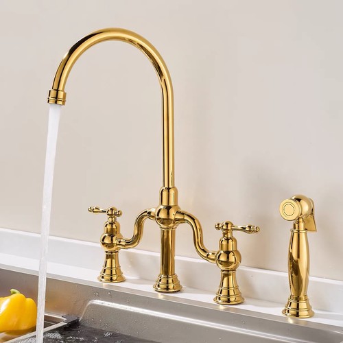 Dual handles kitchen - dual-handles, faucet