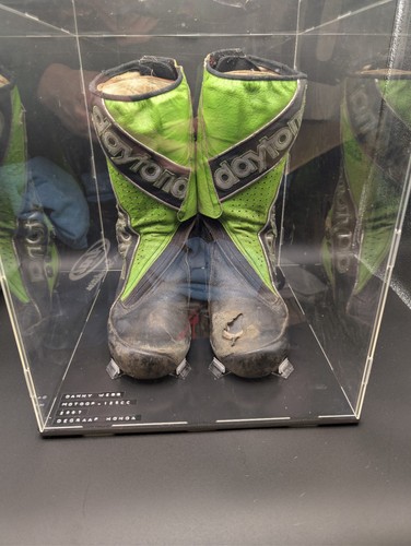 Race worn boots danny webb - race,