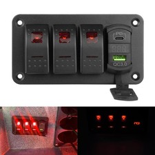 3 Gang Toggle Rocker Switch