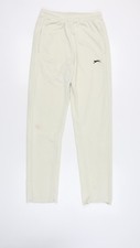 Slazenger Men’s Ivory S Jogger Trousers Polyester Sportswear