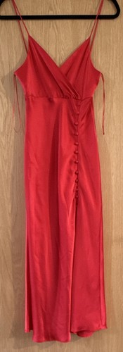 Zara women red satin - women’s,
