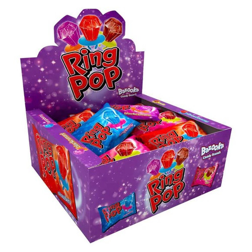 Ring pop hard candy - candy, rings