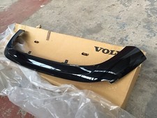 Volvo S40 2008-12 rear bumper spoiler painted black metallic Part No 39886357