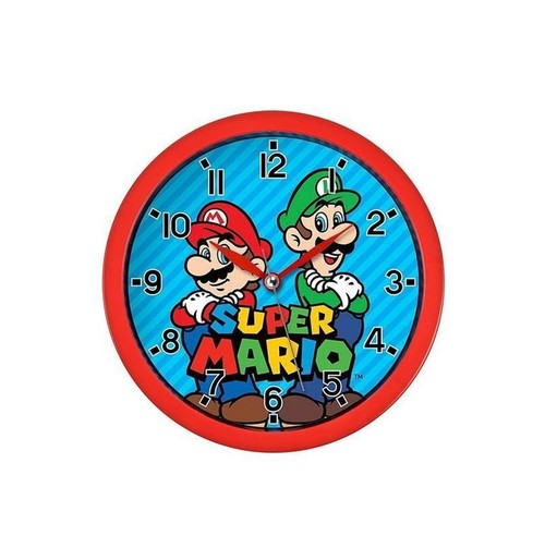 Super mario wall - super, clock