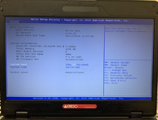 Ergo Toughbook S15H Hardcase Pro 781 Core i3 4th Gen 4gb RAM PARTS/Boots to BIOS