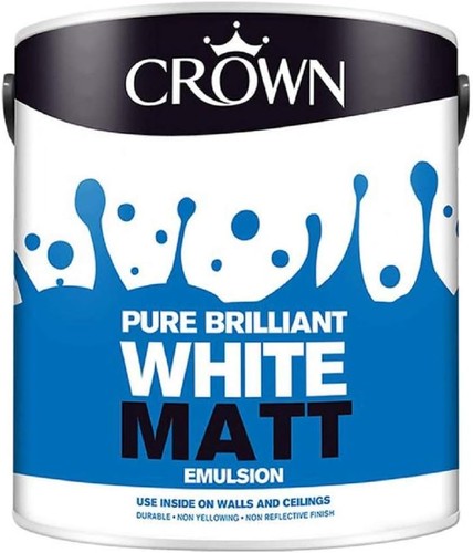 Crown matt emulsion paint pure - emulsion,