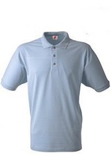 Hanes G135 Mens Plain 100% Cotton Top Polo Sports Golf Shirt No Logo