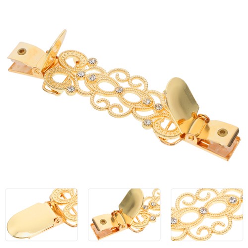 Crystal sweater clip - crystal, collar