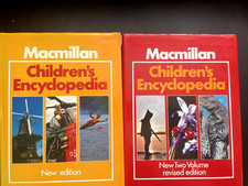 VOL 1 &2 MACMILLAN CHILDREN'S ENCYCLOPEDIA  HARDBACK