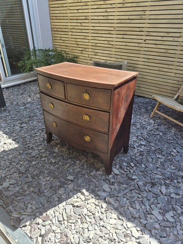Vintage serpentine chest - chest, of