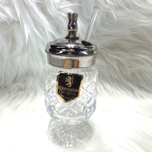 Edinburgh crystal jam jar - edinburgh,