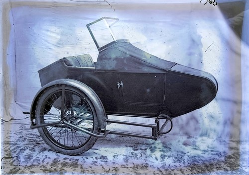 Antique glass negative - antique,