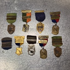 Lot Of 9 Shooting Medals