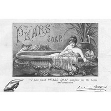 PEARS SOAP Lady Bathing Theme