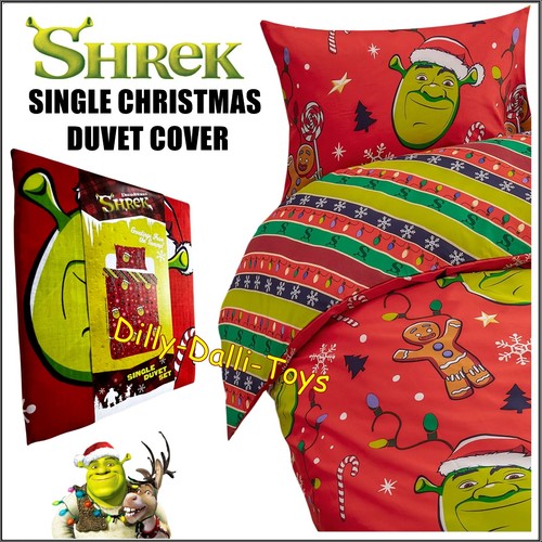 Shrek christmas single duvet - christmas,