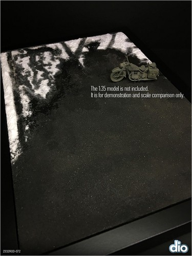 Built painted diorama base - &,
