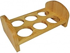 Rubber Wood Egg Storage Tray