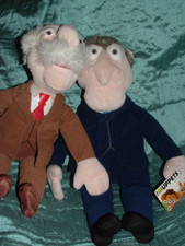 DISNEY MUPPET MUPPETS  STATLER TAG & WALDORF PLUSH SOFT TOY WHITEHOUSE LEISURE