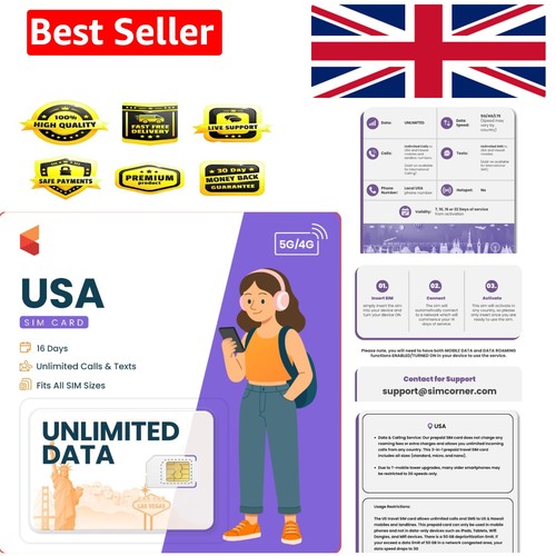 Travel sim card unlimited - card,